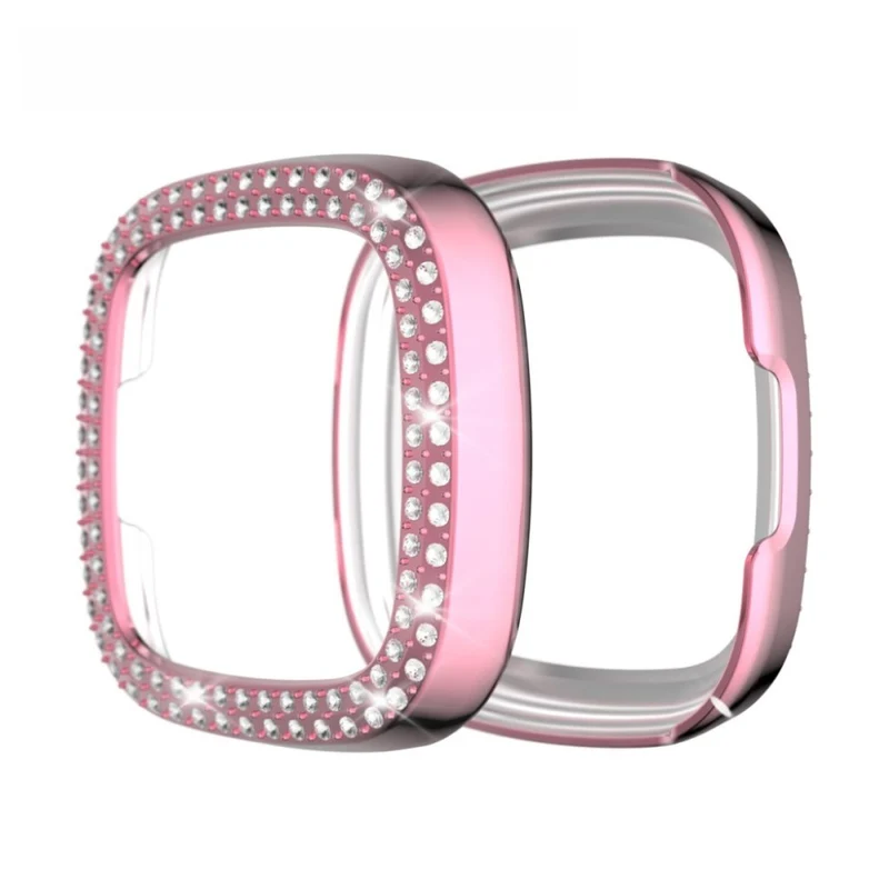 Fitbit Versa 3 / Fitbit Sense 1 Strass und Silikon / TPU Universell Bumper