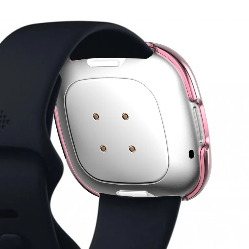 Fitbit Versa 3 / Fitbit Sense 1 Strass und Silikon / TPU Universell Bumper