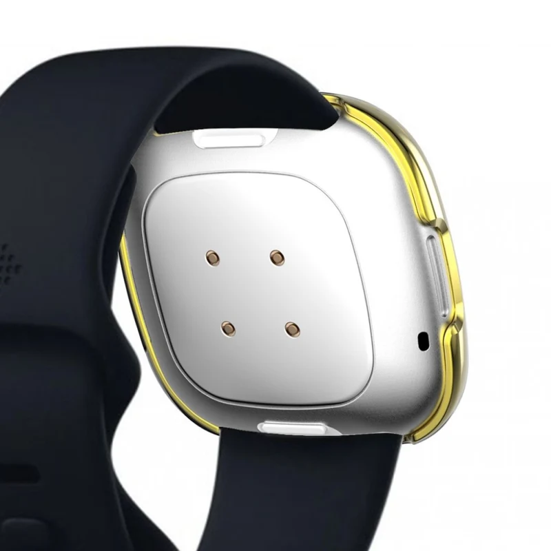 Fitbit Versa 3 / Fitbit Sense 1 Strass und Silikon / TPU Universell Bumper