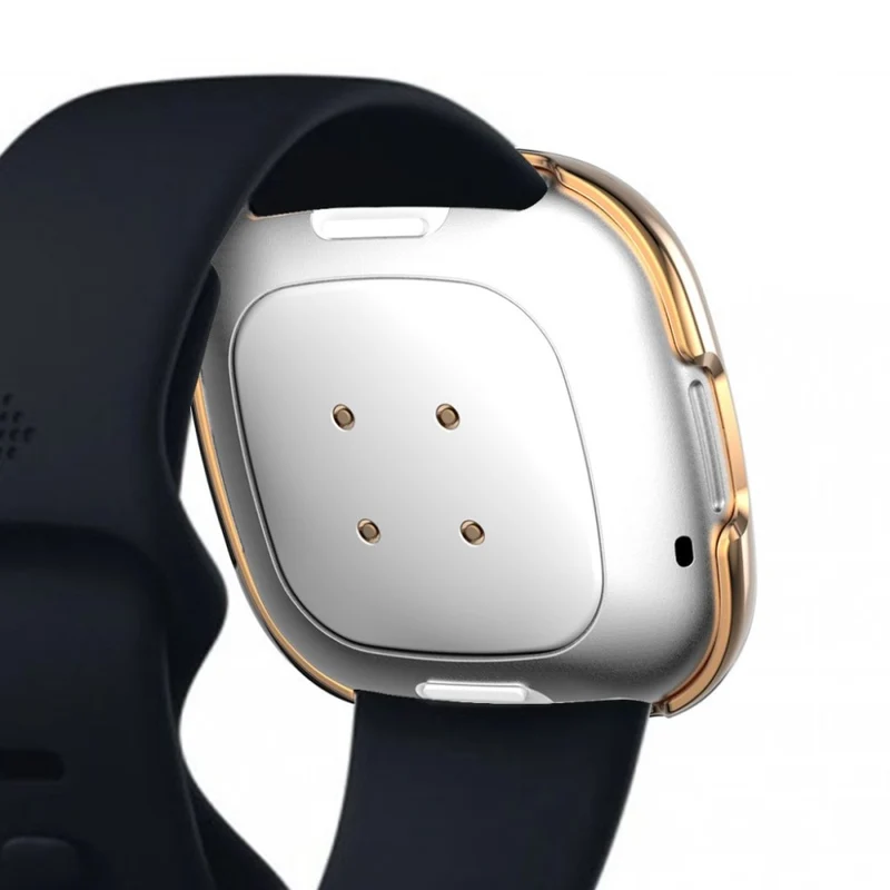 Fitbit Versa 3 / Fitbit Sense 1 Strass und Silikon / TPU Universell Bumper