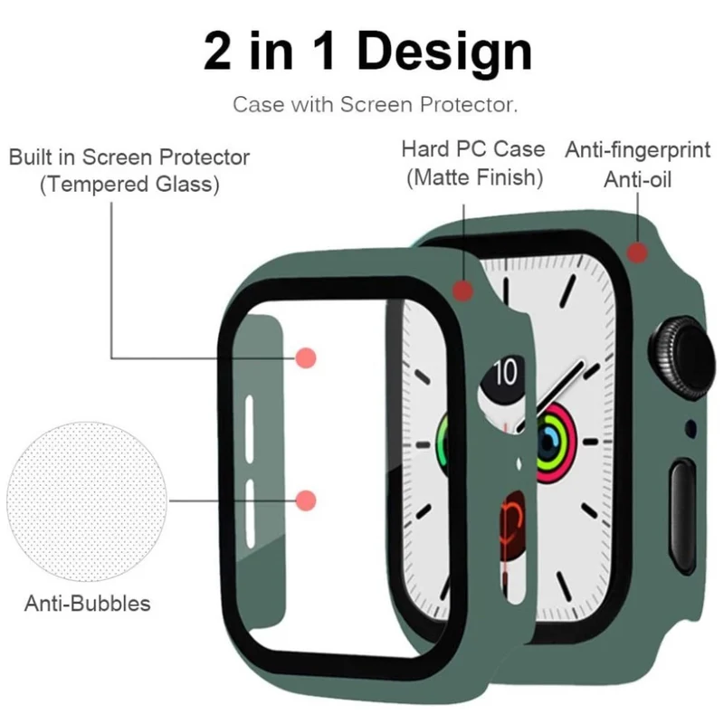 Apple Smartwatch Mattes Plastik Universell Bumper