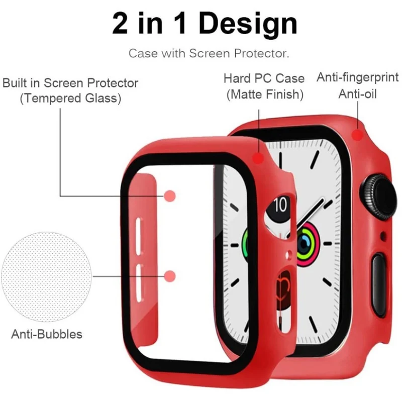Apple Smartwatch Mattes Plastik Universell Bumper