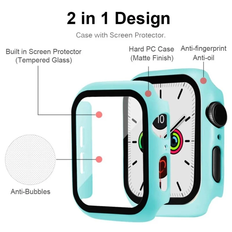 Apple Smartwatch Mattes Plastik Universell Bumper