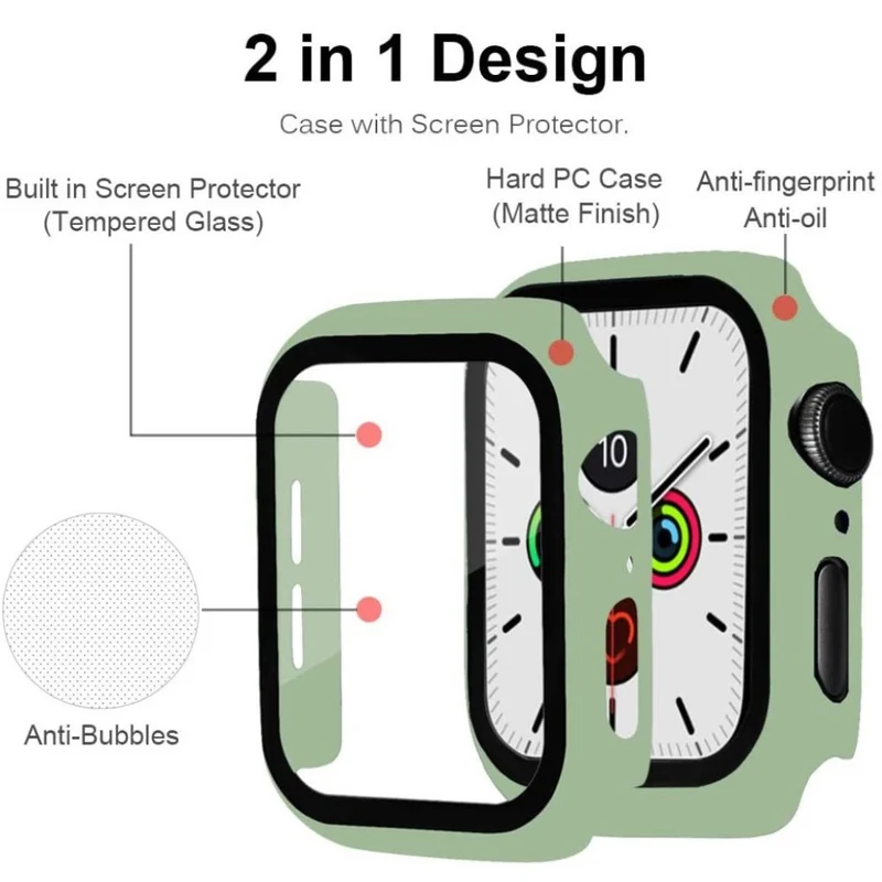 Apple Smartwatch Mattes Plastik Universell Bumper