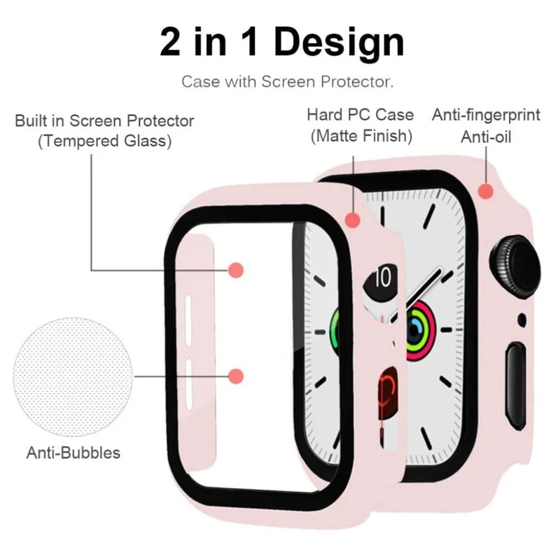 Apple Smartwatch Mattes Plastik Universell Bumper