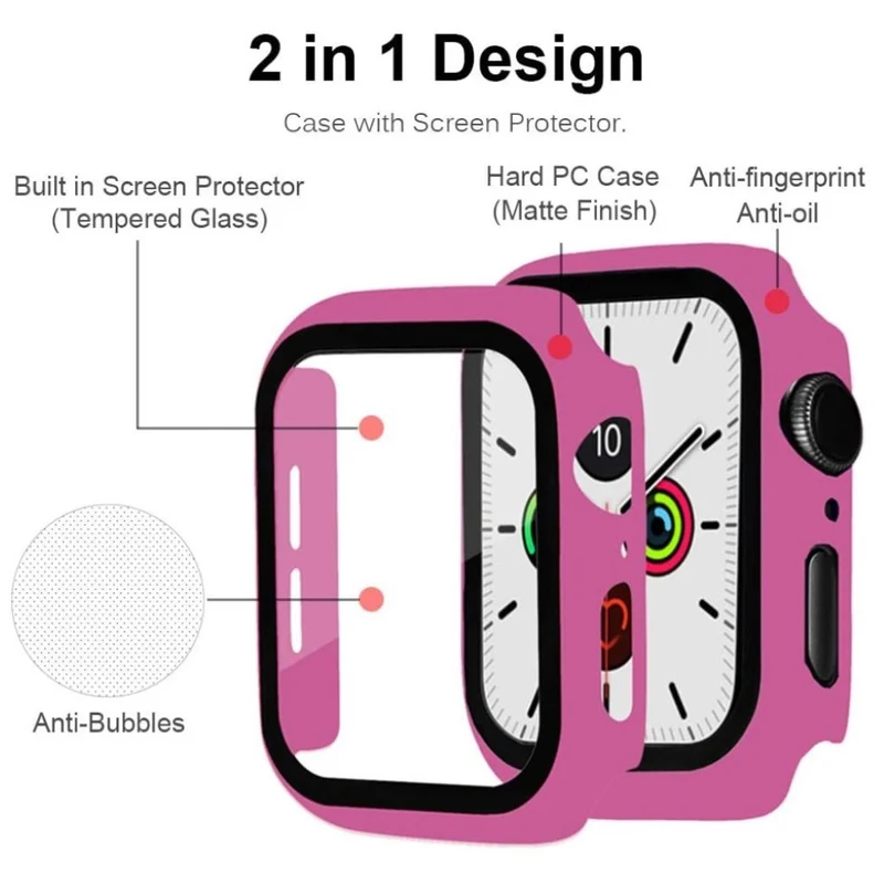 Apple Smartwatch Mattes Plastik Universell Bumper