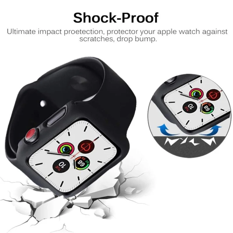 Apple Smartwatch Mattes Plastik Universell Bumper