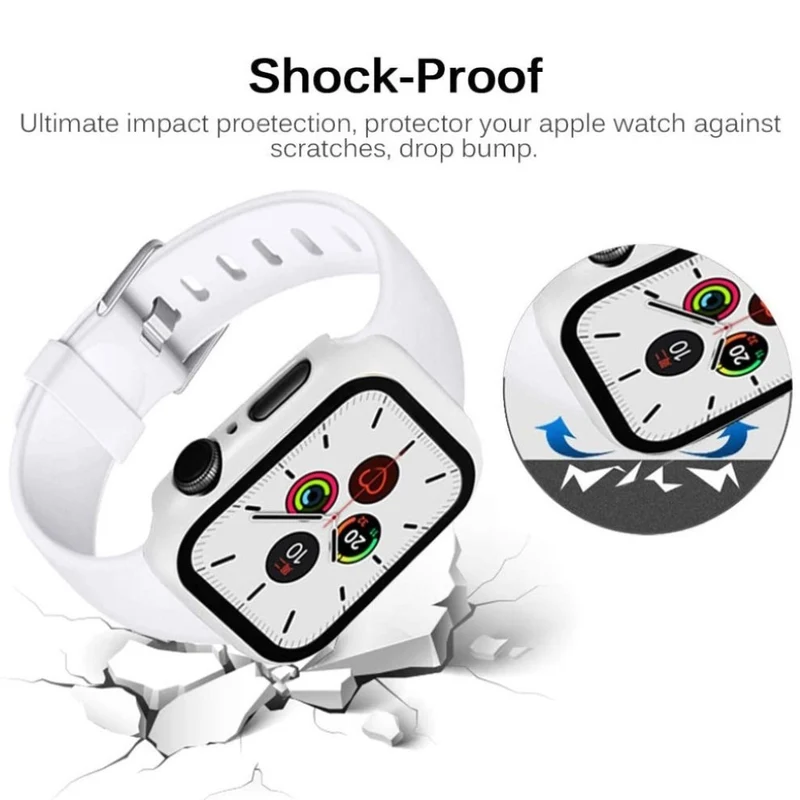 Apple Smartwatch Mattes Plastik Universell Bumper