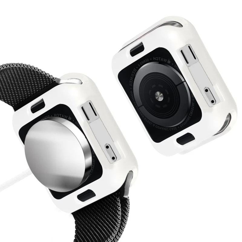 Apple Watch Series 5 44mm / Apple Watch 44mm Dauerhaft Silikon / TPU Universell Bumper
