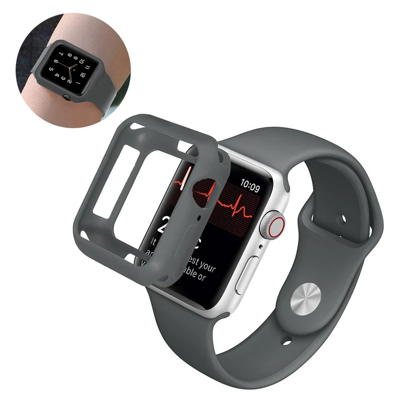 Apple Watch Series 5 44mm / Apple Watch 44mm Dauerhaft Silikon / TPU Universell Bumper