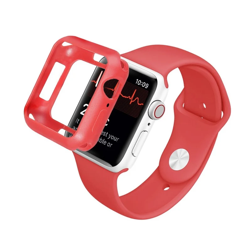 Apple Watch Series 5 44mm / Apple Watch 44mm Dauerhaft Silikon / TPU Universell Bumper