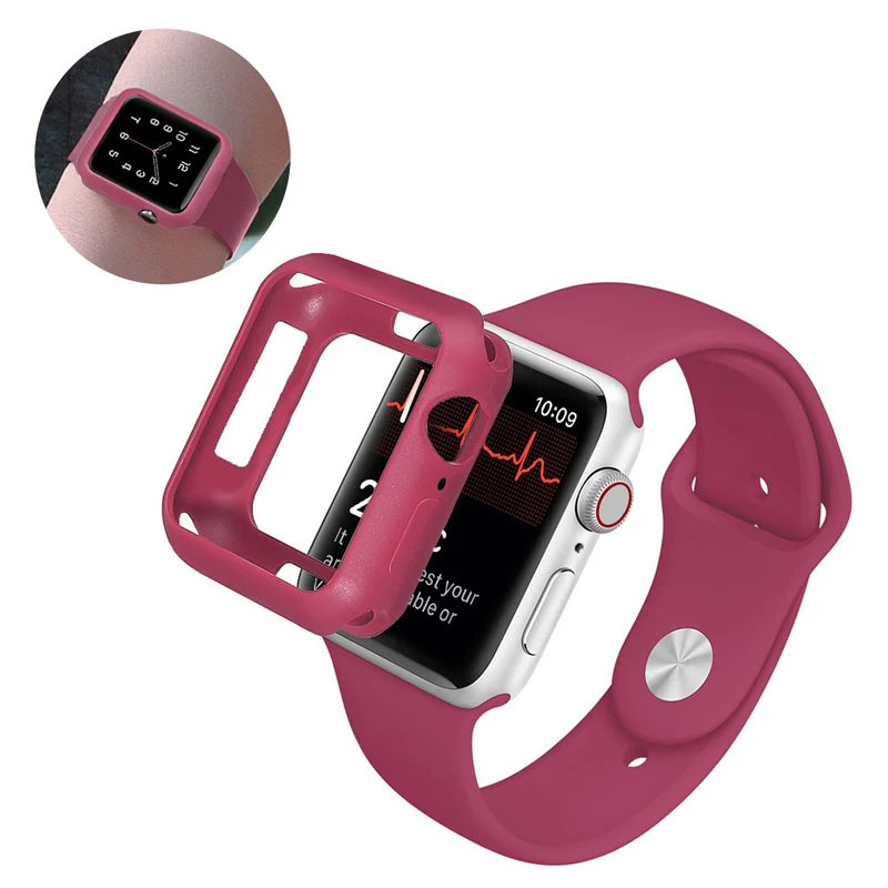 Apple Watch Series 5 44mm / Apple Watch 44mm Dauerhaft Silikon / TPU Universell Bumper