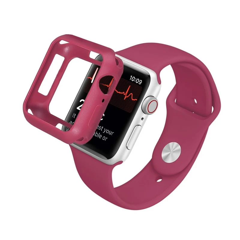 Apple Watch Series 5 44mm / Apple Watch 44mm Dauerhaft Silikon / TPU Universell Bumper