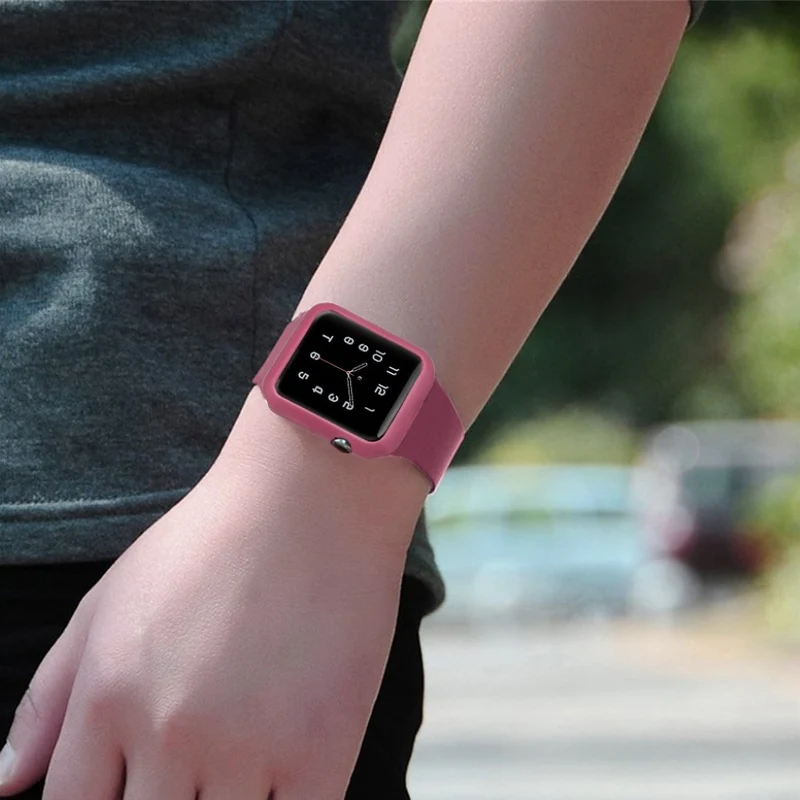 Apple Watch Series 5 44mm / Apple Watch 44mm Dauerhaft Silikon / TPU Universell Bumper