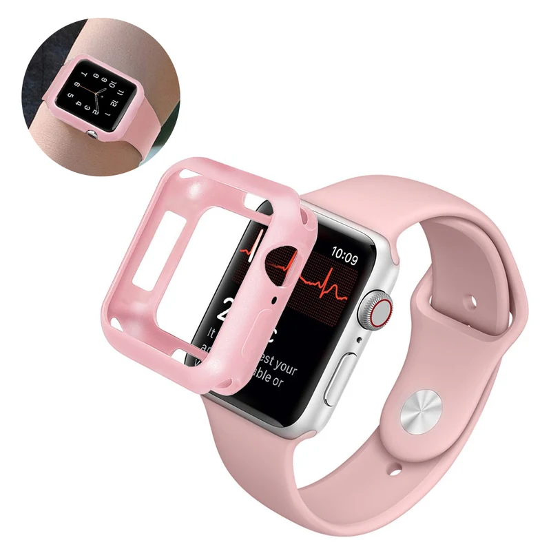 Apple Watch Series 5 44mm / Apple Watch 44mm Dauerhaft Silikon / TPU Universell Bumper