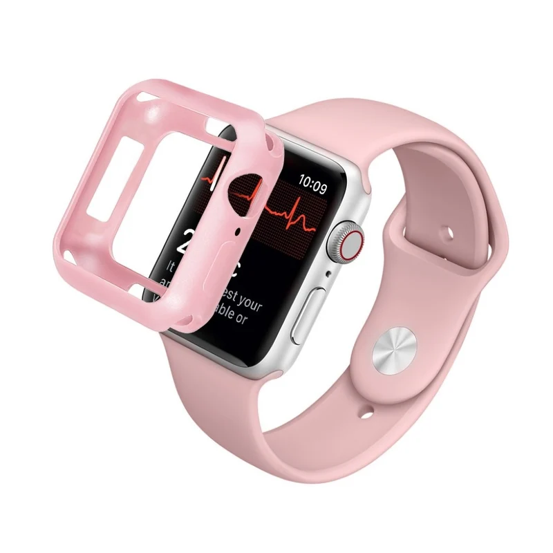 Apple Watch Series 5 44mm / Apple Watch 44mm Dauerhaft Silikon / TPU Universell Bumper