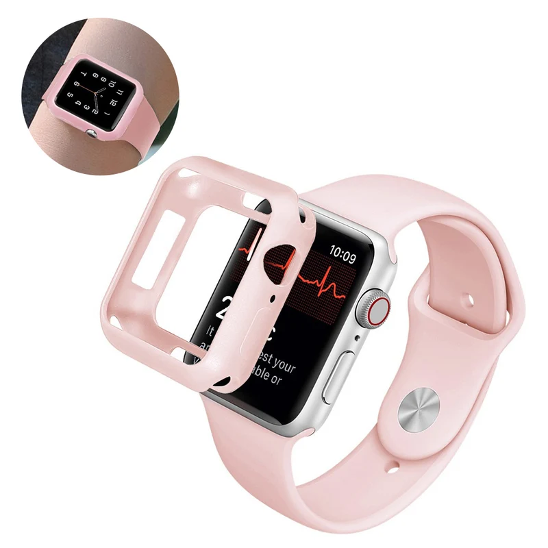 Apple Watch Series 5 44mm / Apple Watch 44mm Dauerhaft Silikon / TPU Universell Bumper