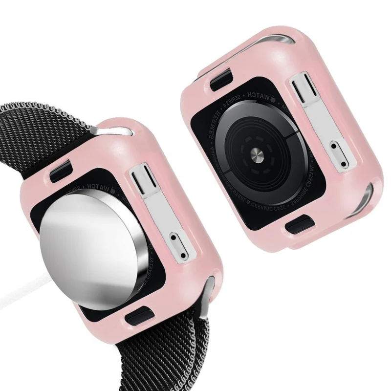 Apple Watch Series 5 44mm / Apple Watch 44mm Dauerhaft Silikon / TPU Universell Bumper