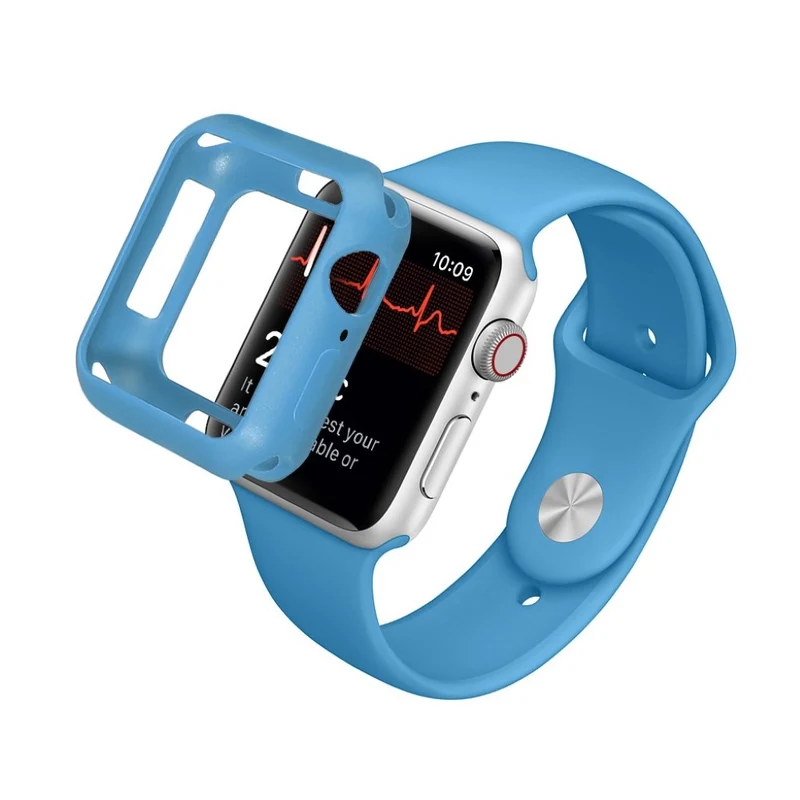 Apple Watch Series 5 44mm / Apple Watch 44mm Dauerhaft Silikon / TPU Universell Bumper