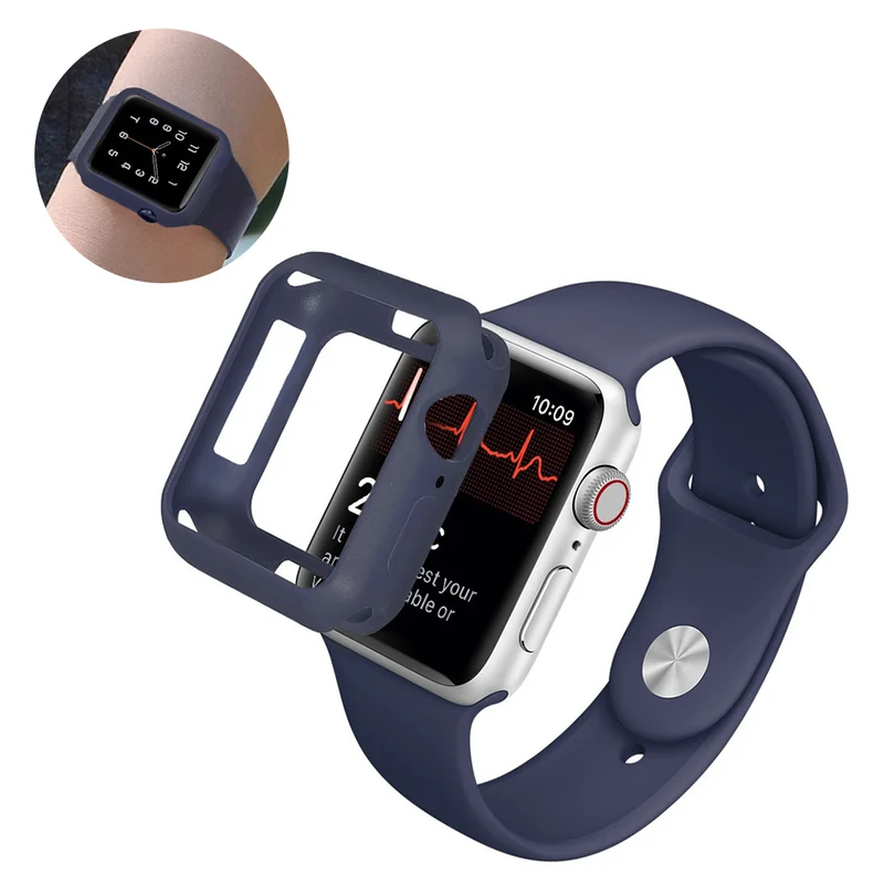 Apple Watch Series 5 44mm / Apple Watch 44mm Dauerhaft Silikon / TPU Universell Bumper