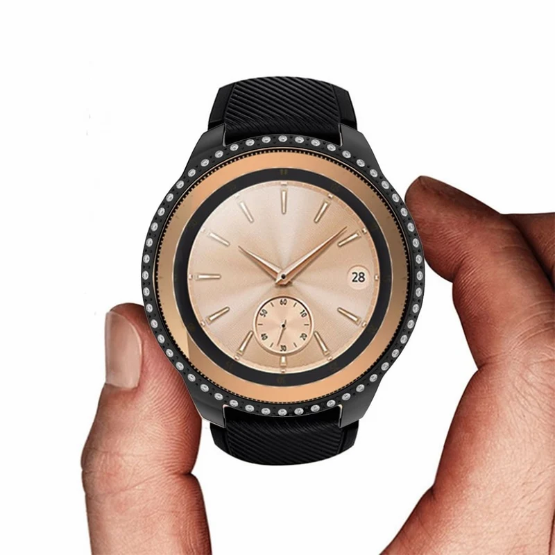 Samsung Galaxy Watch (42mm) Strass und Silikon / TPU Bumper