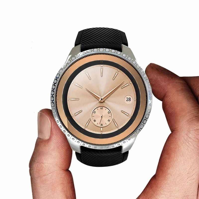 Samsung Galaxy Watch (42mm) Strass und Silikon / TPU Bumper