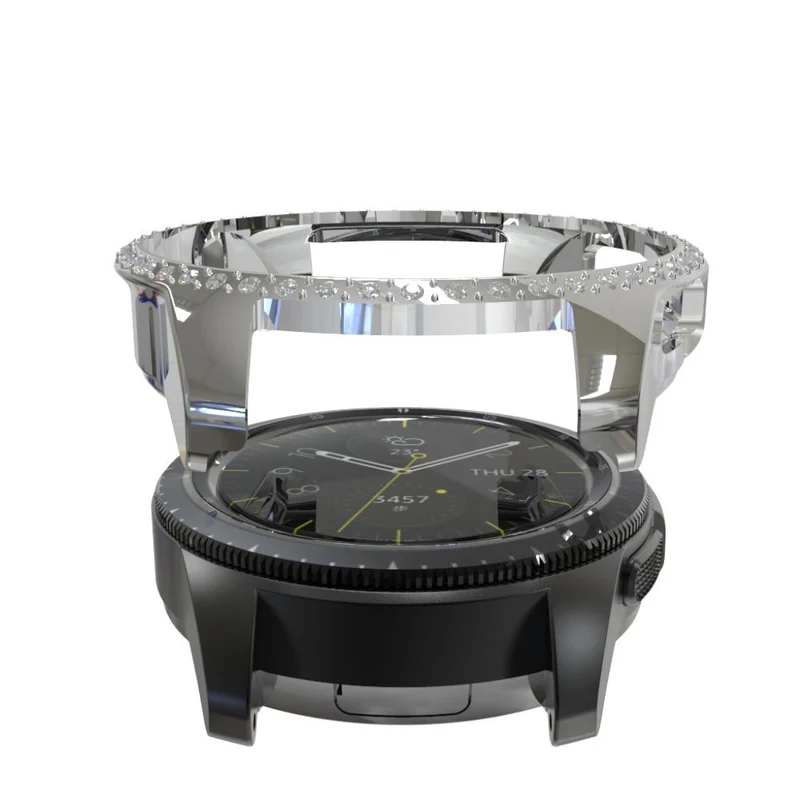 Samsung Galaxy Watch (42mm) Strass und Silikon / TPU Bumper