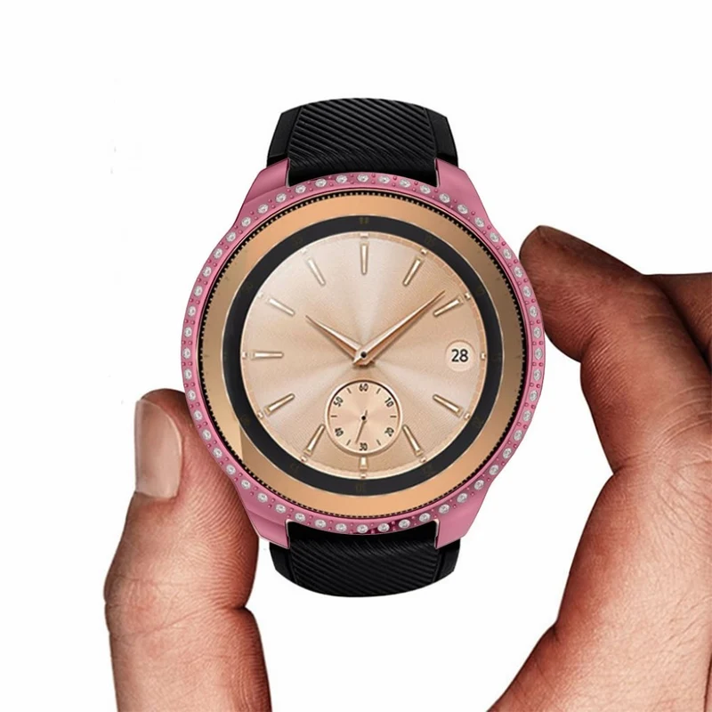 Samsung Galaxy Watch (42mm) Strass und Silikon / TPU Bumper