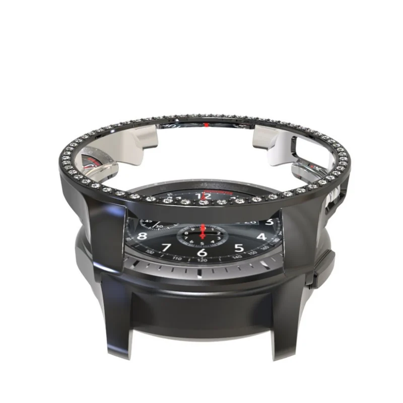 Samsung Galaxy Watch (46mm) Strass und Silikon / TPU Bumper