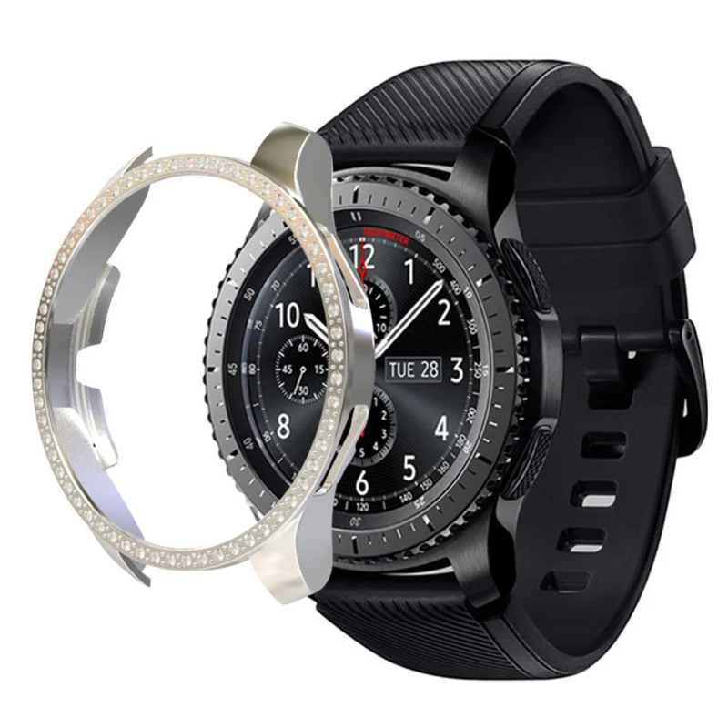 Samsung Galaxy Watch (46mm) Strass und Silikon / TPU Bumper