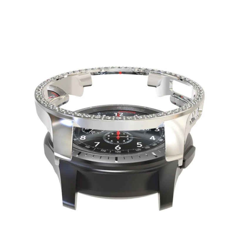 Samsung Galaxy Watch (46mm) Strass und Silikon / TPU Bumper