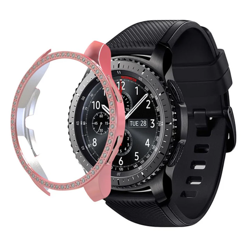 Samsung Galaxy Watch (46mm) Strass und Silikon / TPU Bumper
