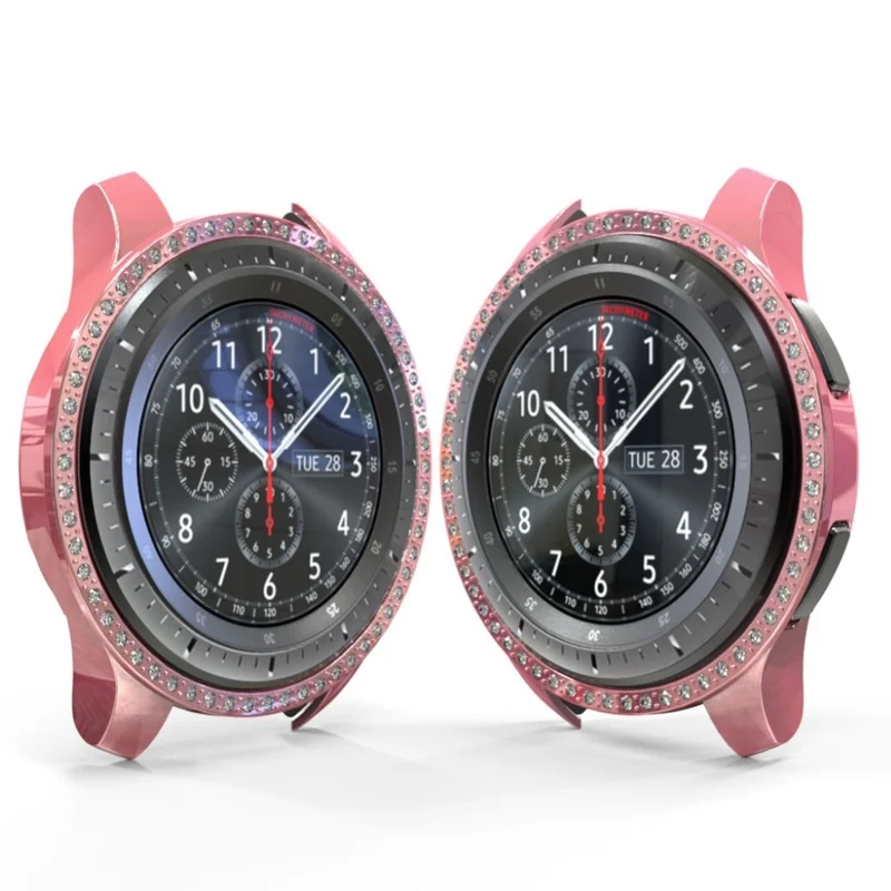 Samsung Galaxy Watch (46mm) Strass und Silikon / TPU Bumper