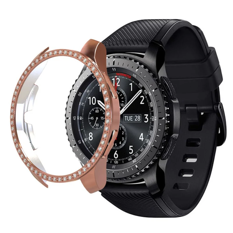 Samsung Galaxy Watch (46mm) Strass und Silikon / TPU Bumper