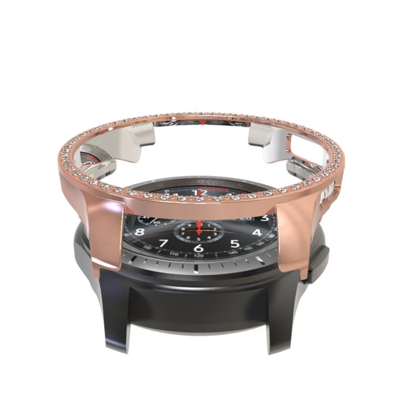 Samsung Galaxy Watch (46mm) Strass und Silikon / TPU Bumper