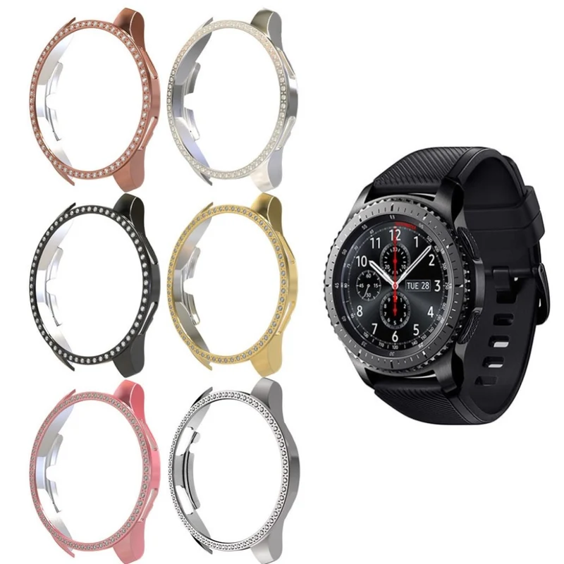 Samsung Galaxy Watch (46mm) Strass und Silikon / TPU Bumper
