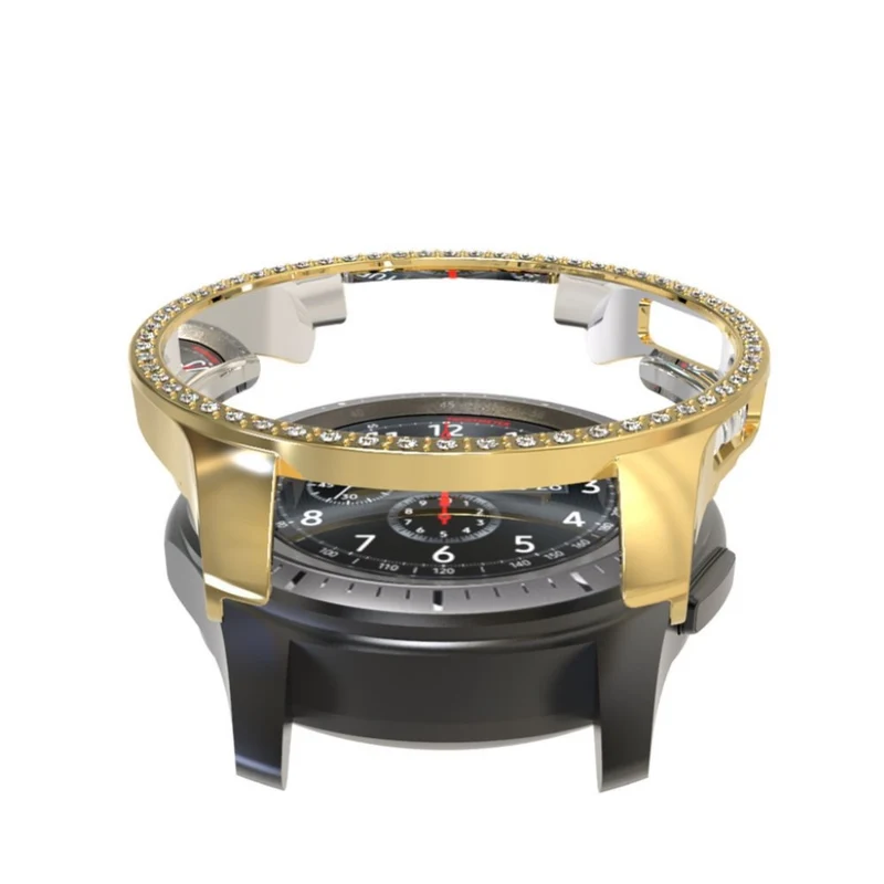 Samsung Galaxy Watch (46mm) Strass und Silikon / TPU Bumper