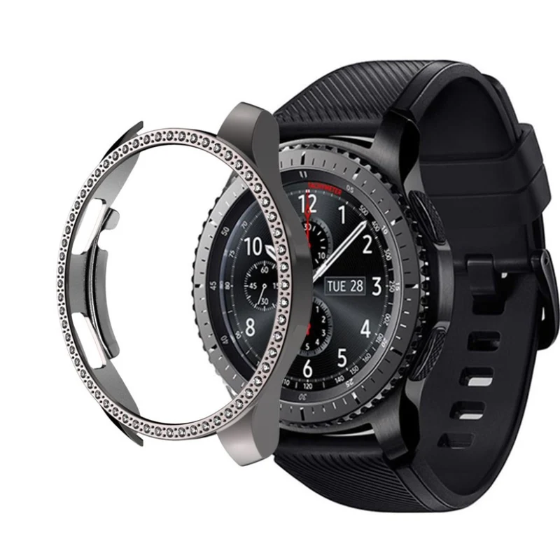 Samsung Galaxy Watch (46mm) Strass und Silikon / TPU Bumper