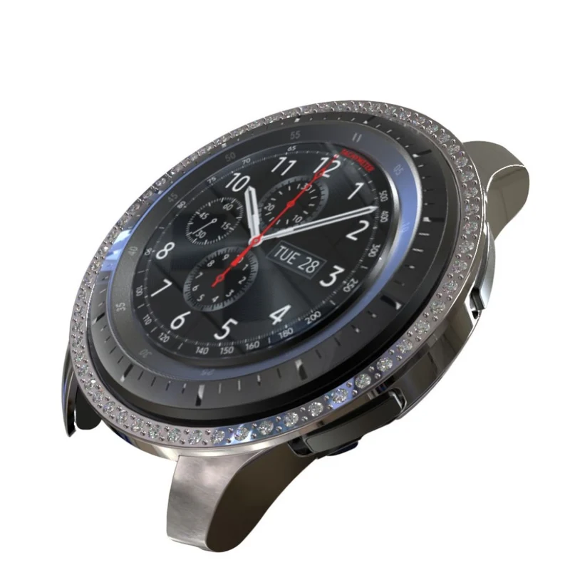 Samsung Galaxy Watch (46mm) Strass und Silikon / TPU Bumper
