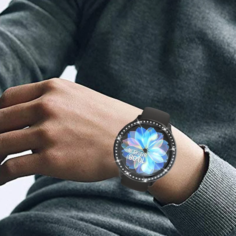 Samsung Galaxy Watch Active 2 - 40mm Strass und Silikon / TPU Bumper