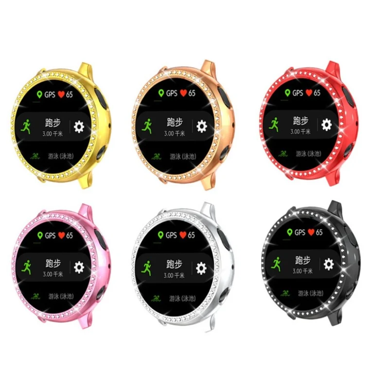 Samsung Galaxy Watch Active 2 - 40mm Strass und Silikon / TPU Bumper
