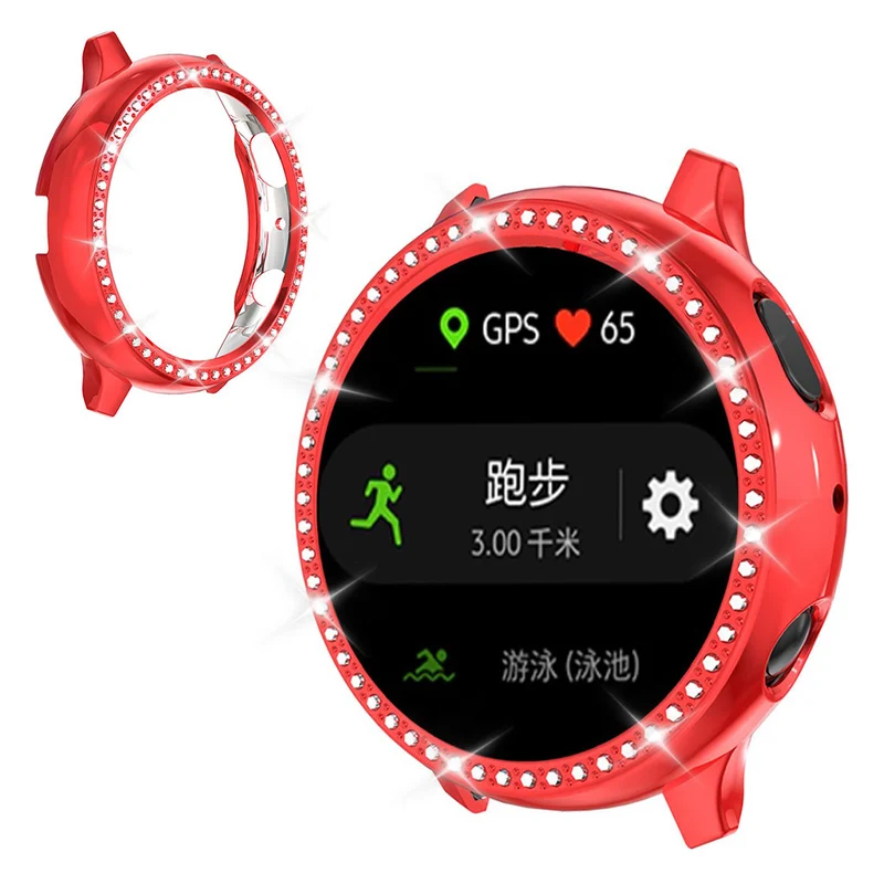 Samsung Galaxy Watch Active 2 - 40mm Strass und Silikon / TPU Bumper