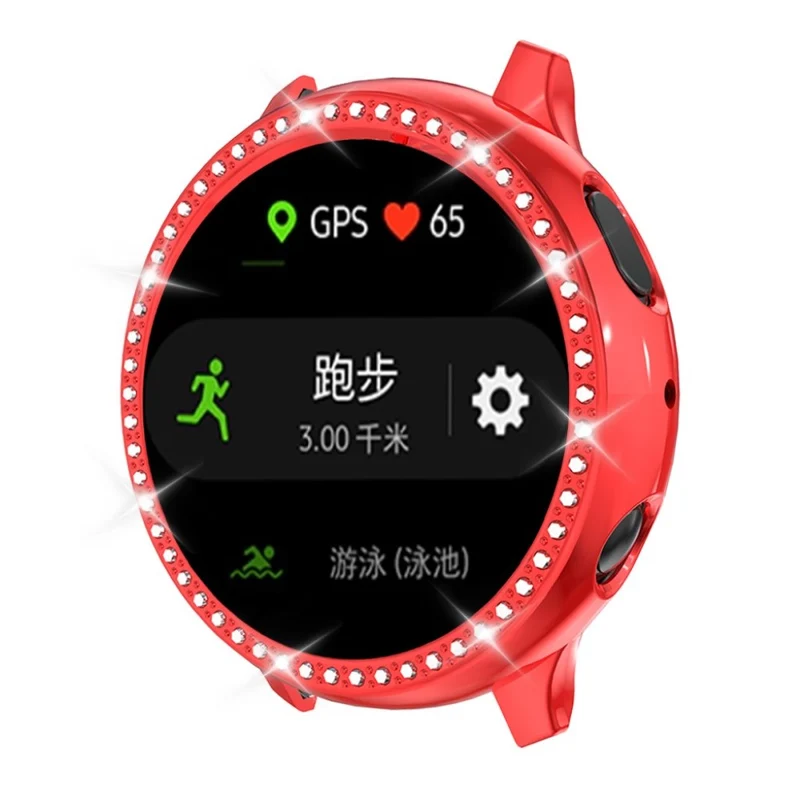 Samsung Galaxy Watch Active 2 - 40mm Strass und Silikon / TPU Bumper