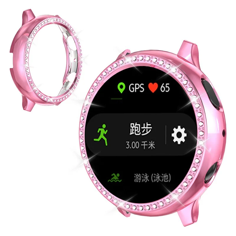 Samsung Galaxy Watch Active 2 - 40mm Strass und Silikon / TPU Bumper