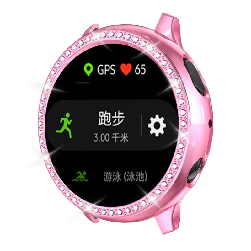 Samsung Galaxy Watch Active 2 - 40mm Strass und Silikon / TPU Bumper