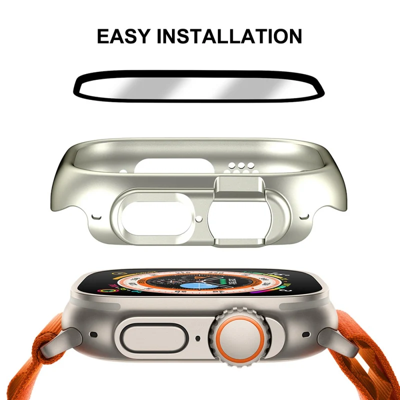 Apple Watch Ultra Plastik Hülle mit Displayschutz