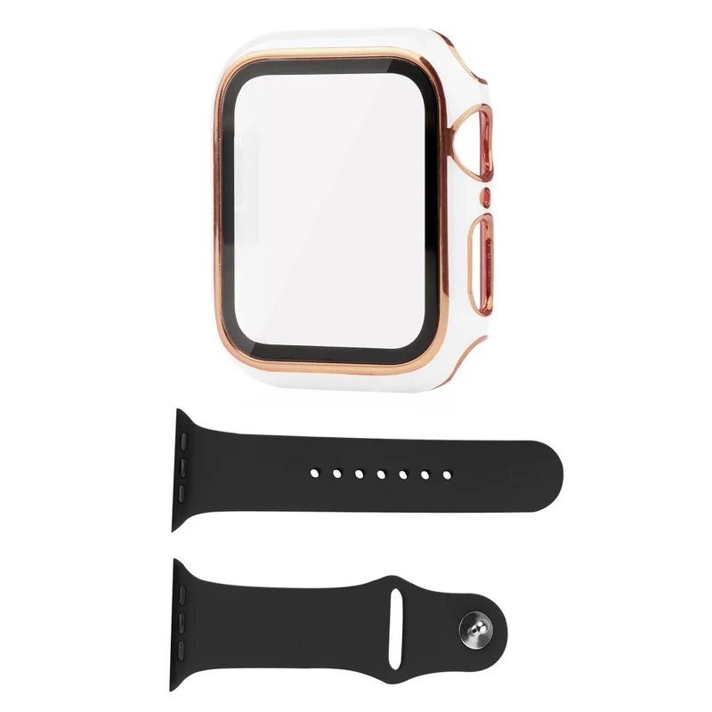 Apple Watch Ultra Plastik Hülle mit Hülle und Gehärtetes Glas