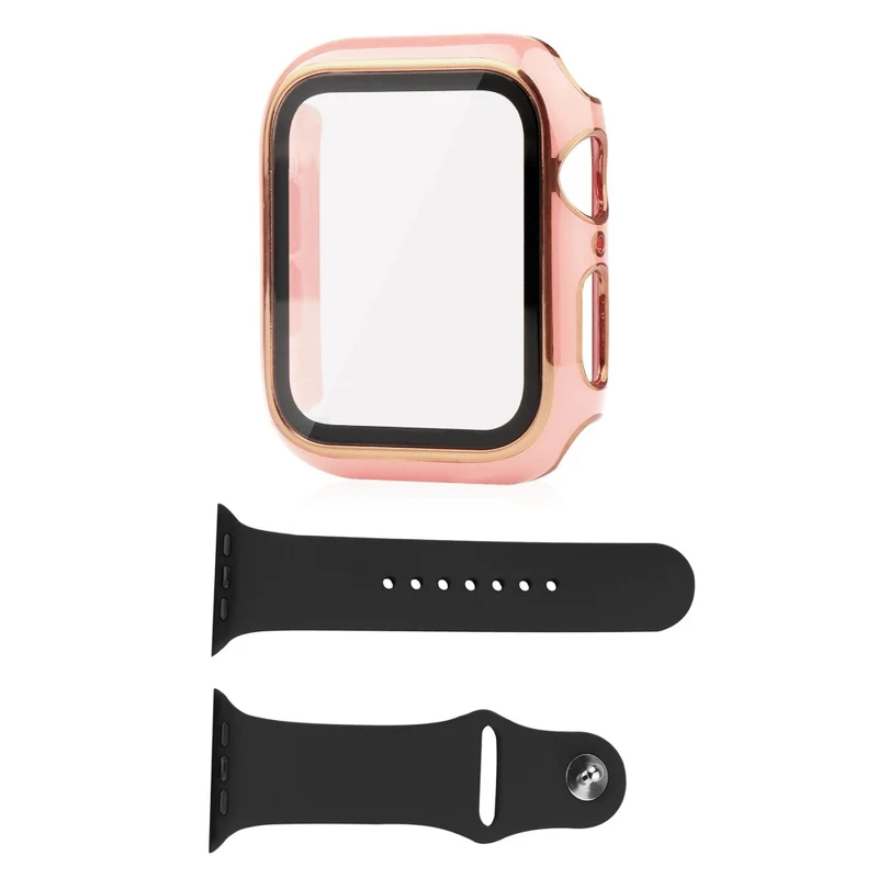 Apple Watch Ultra Plastik Hülle mit Hülle und Gehärtetes Glas