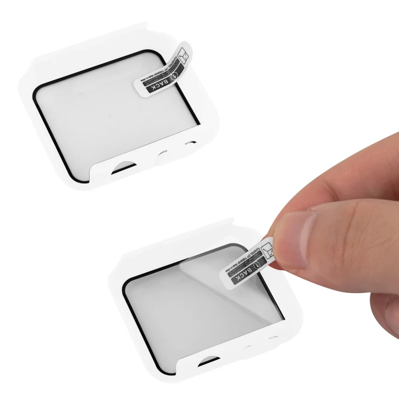 Apple Watch Series 8 (41mm) / Apple Watch Series 7 41mm Plastik armband mit Hülle und Gehärtetes Glas