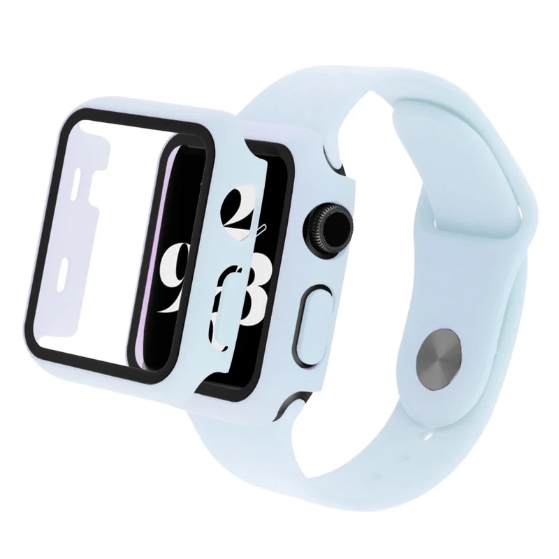 Universell Apple Plastik armband mit Hülle und Gehärtetes Glas